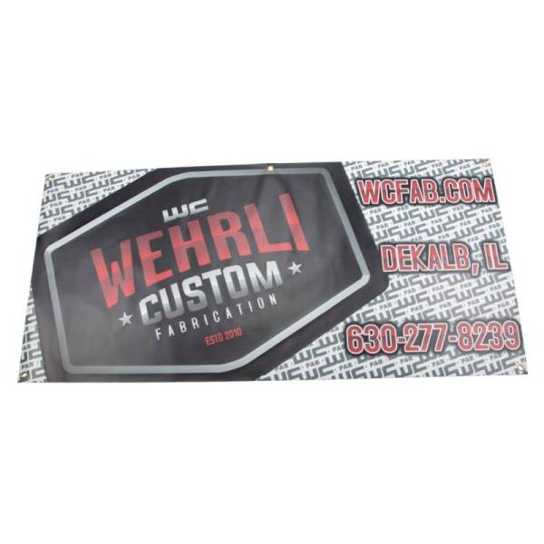 Wehrli Custom Fabrication - Wehrli Custom Fabrication Wehrli Custom Banner 28 x 60in - WCF100809