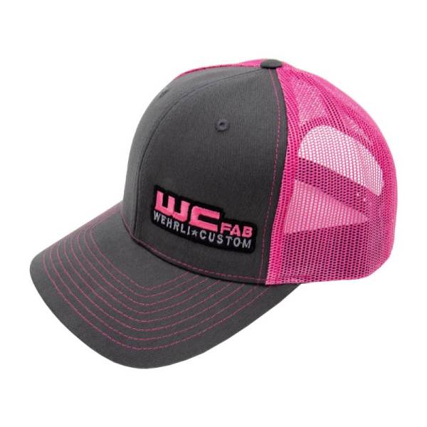 Wehrli Custom Fabrication - Wehrli Custom Fabrication Snap Back Hat Black/Pink WCFab - WCF100817