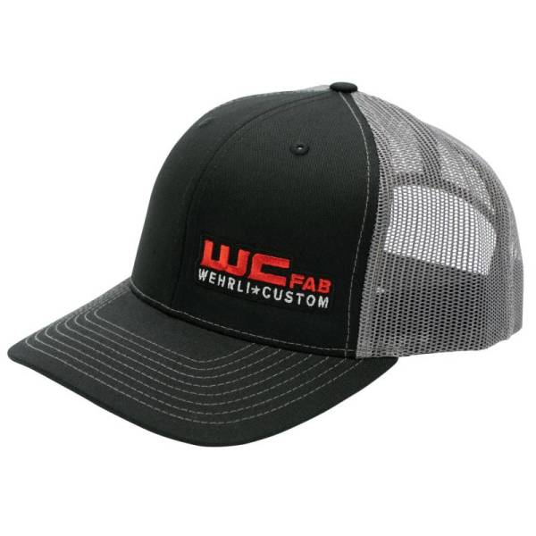 Wehrli Custom Fabrication - Wehrli Custom Fabrication Snap Back Hat Black/Charcoal WCFab - WCF100743