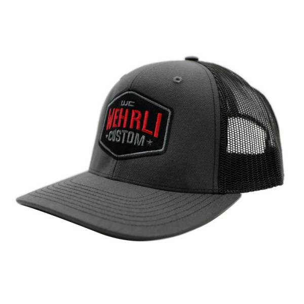 Wehrli Custom Fabrication - Wehrli Custom Fabrication Snap Back Hat Charcoal/Black Badge - WCF100746