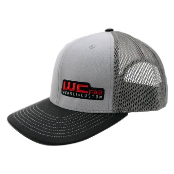 Wehrli Custom Fabrication - Wehrli Custom Fabrication Snap Back Hat Grey/Charcoal/Black WCFab - WCF100656