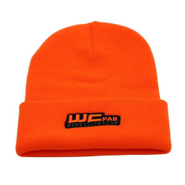 Wehrli Custom Fabrication - Wehrli Custom Fabrication Beanie Hat Orange - WCFab - WCF100664