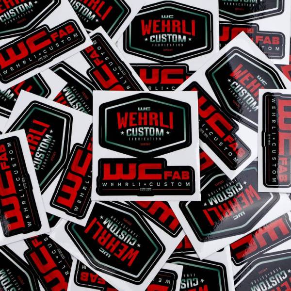 Wehrli Custom Fabrication - Wehrli Custom Fabrication Wehrli Custom Assorted Die Cut Sticker Sheet |