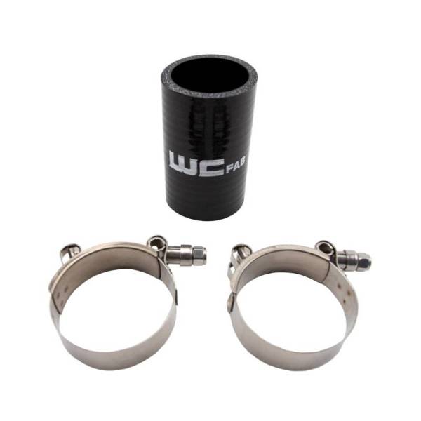 Wehrli Custom Fabrication - Wehrli Custom Fabrication 1.75" ID x 3.5" Long Silicone Boot and Clamp Kit - WCF207-114