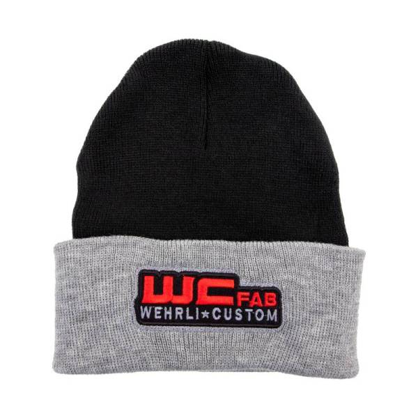Wehrli Custom Fabrication - Wehrli Custom Fabrication Beanie Hat Black & Grey - WCFab - WCF100794