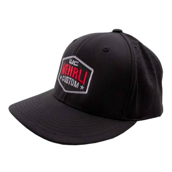 Wehrli Custom Fabrication - Wehrli Custom Fabrication FlexFit Hat Black Badge - WCF100747