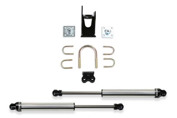 Fabtech - Fabtech Dual Dirt Logic 2.25 Stainless Steel Steering Stabilizer Kit Non-Reservoir Opposing Style For Use w/Fabtech Suspension Systems Only - FTS220512