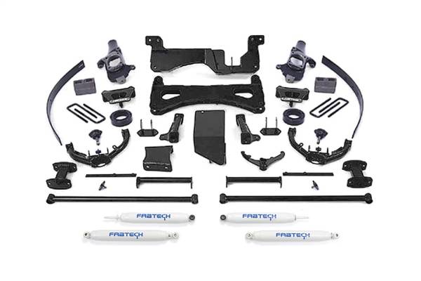 Fabtech - Fabtech Performance Lift System w/Shocks w/Performance Shocks 8 in. Lift - K1030