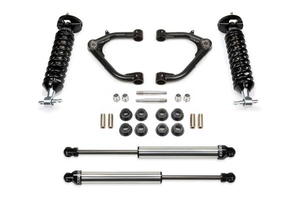 Fabtech - Fabtech Uniball Control Arm Lift System 2 in. Lift Incl. Uniballs Front Coilovers Rear Shocks All Required Hardware DLSS Shocks - K1061DL