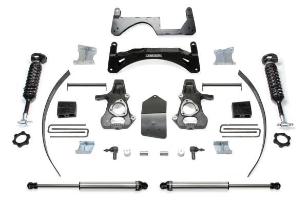 Fabtech - Fabtech Basic Lift System w/Shocks w/DLSS Shocks 6 in. Lift For Use w/Factory Aluminum Suspension - K1068DL