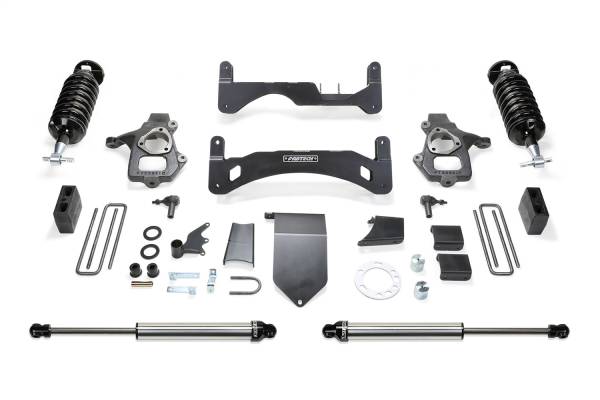 Fabtech - Fabtech Performance Lift System w/Shocks w/DLSS Shocks 6 in. Lift GEN ll w/Factory Steel Suspension - K1085DL