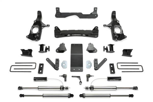 Fabtech - Fabtech Crossmember Lift System 4 in. Lift w/Dirt Logic 2.25 Resi Shocks - K1122DL