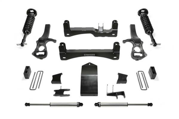 Fabtech - Fabtech Performance Lift System w/Shocks 6 in. Lift Incl. Front Non Reservoir Coilovers And Rear Dirt Logic Shocks - K1133DL
