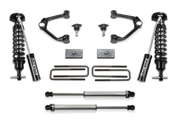 Fabtech - Fabtech Ball Joint Control Arm Lift System 1.5 in. Lift w/Front Dirt Logic 2.5 Resi Coilovers Rear Dirt Logic 2.25 Shocks - K1154DL