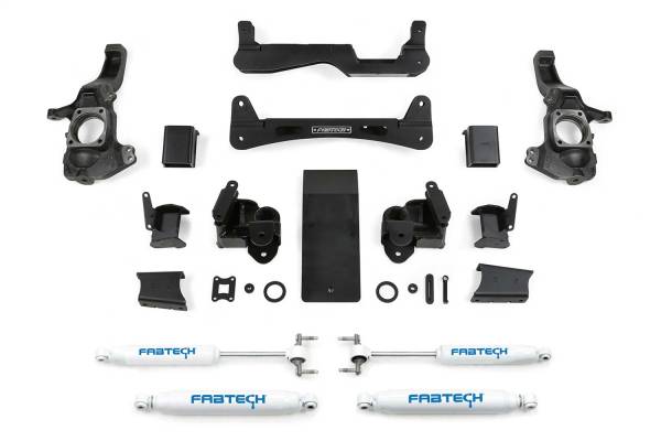 Fabtech - Fabtech Performance Lift System w/Shocks 6 in. Lift For PN[FTS21277/FTS21278/FTS21279/FTS7358/FTS7240] - K1159