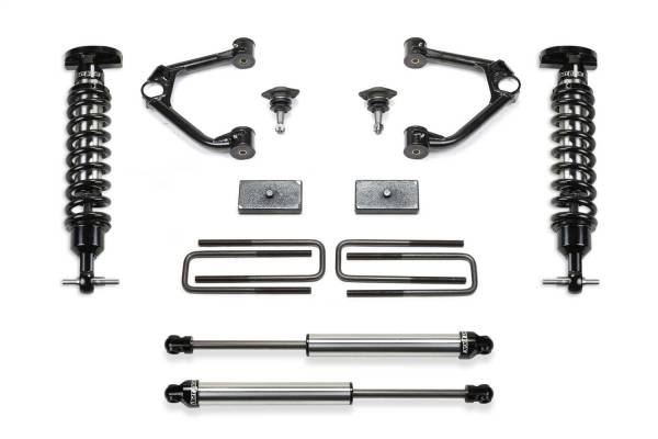 Fabtech - Fabtech Ball Joint UCA Lift System w/Shocks 1.5 in. Lift w/Front Dirt Logic 2.5 Coilover And Rear Dirt Logic 2.25 Shocks - K1163DL