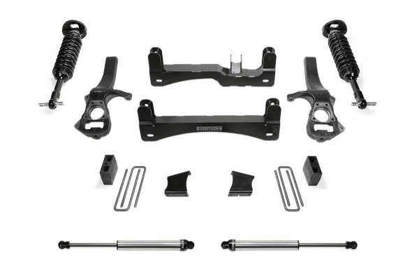 Fabtech - Fabtech Performance Lift System w/Shocks 6 in. Lift w/Front Dirt Logic 2..5 Coilover And Rear Dirt Logic 2.25 Shocks - K1177DL