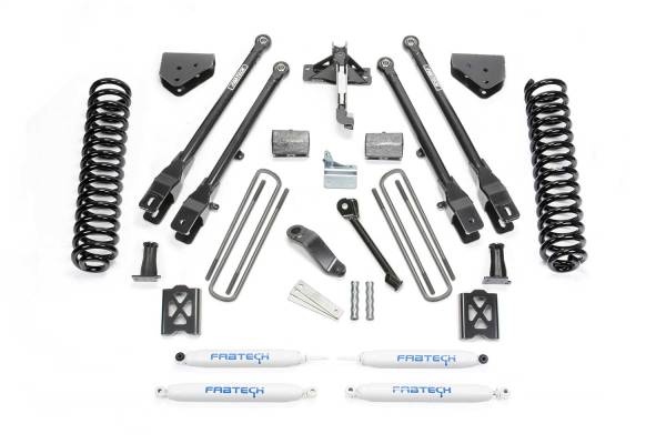Fabtech - Fabtech 4 Link Lift System w/Performance Shocks 6 in. Lift w/o Factory Overload - K2013