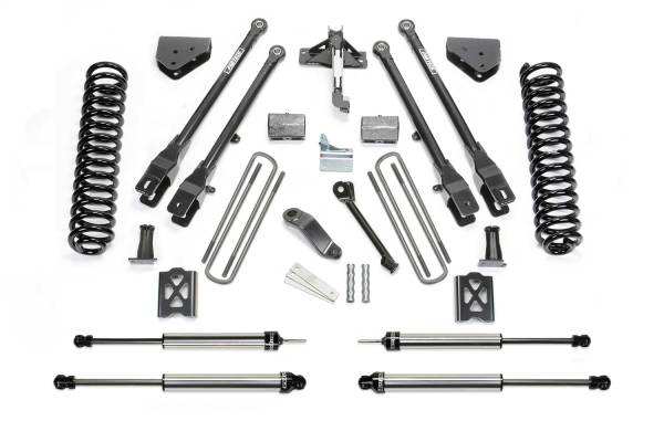 Fabtech - Fabtech 4 Link Lift System w/DLSS Shocks 6 in. Lift w/o Factory Overload - K2013DL