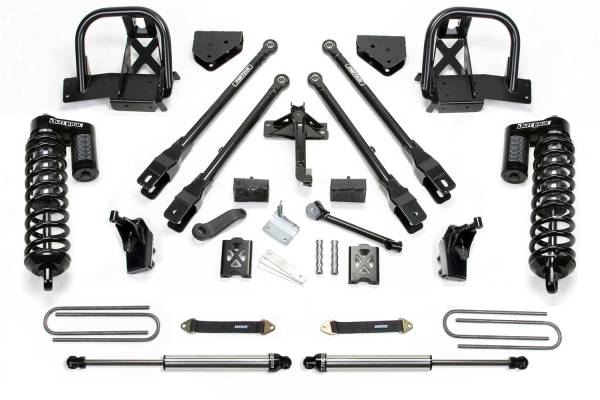 Fabtech - Fabtech 4 Link Lift System w/DLSS Shocks 6 in. Lift w/o Factory Overload - K2014DL