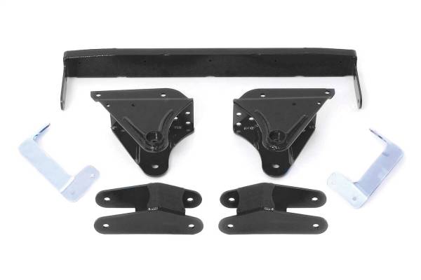 Fabtech - Fabtech Spring Hanger Lift System 3.5 in. Lift Incl. Front And Rear Shocks All Required Hardware - K2019
