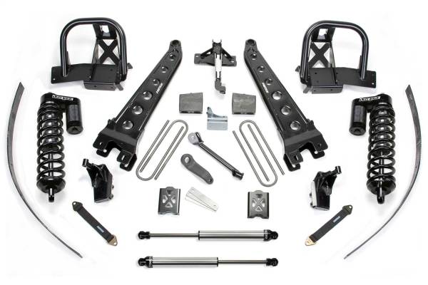 Fabtech - Fabtech Radius Arm Lift System w/DLSS Shocks 8 in. Lift w/Factory Overload - K20341DL