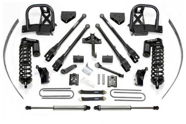 Fabtech - Fabtech 4 Link Lift System w/DLSS Shocks 8 in. Lift w/Factory Overload - K20361DL