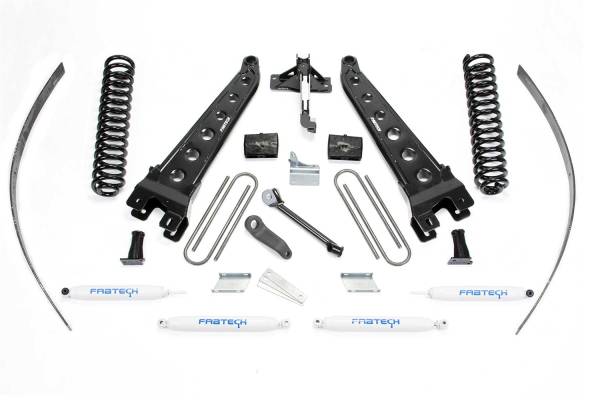 Fabtech - Fabtech Radius Arm Lift System w/Performance Shocks 8 in. Lift w/o Factory Overload - K2123