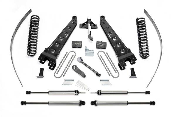 Fabtech - Fabtech Radius Arm Lift System w/DLSS Shocks 8 in. Lift w/Factory Overload - K2124DL