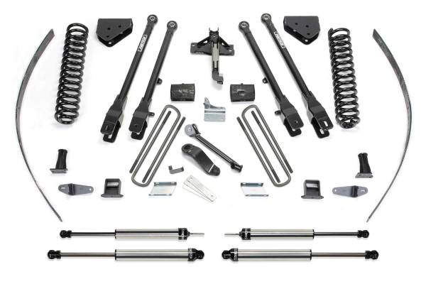 Fabtech - Fabtech 4 Link Lift System w/DLSS Shocks 8 in. Lift w/Factory Overload - K2126DL