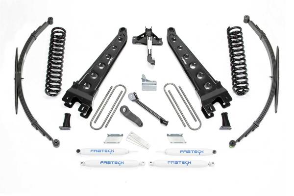 Fabtech - Fabtech Radius Arm Lift System w/Performance Shocks 8 in. Lift - K2128