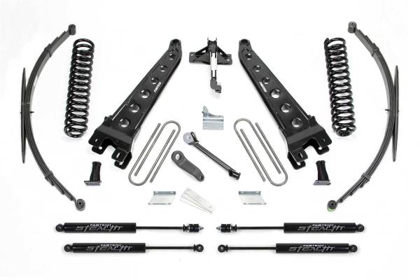 Fabtech - Fabtech Radius Arm Lift System w/Stealth Monotube Shocks 8 in. Lift - K2128M