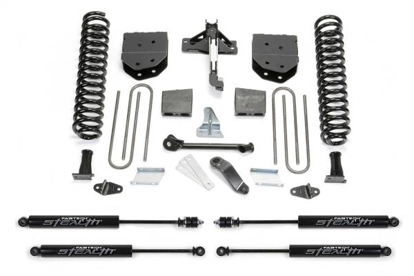 Fabtech - Fabtech Basic Lift System w/Shocks w/Stealth Monotube Shocks 6 in. Lift - K2130M