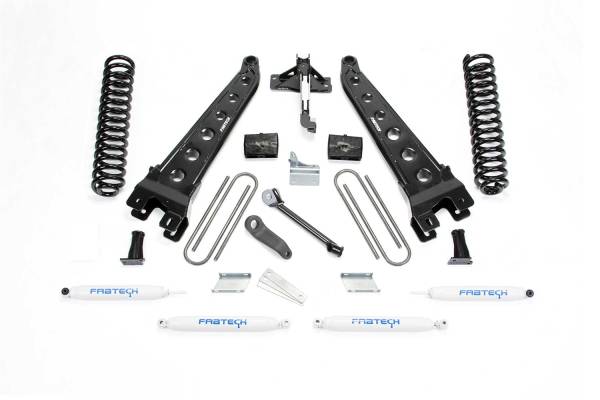 Fabtech - Fabtech Radius Arm Lift System w/Performance Shocks 6 in. Lift - K2131