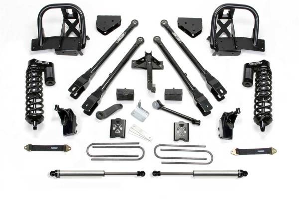 Fabtech - Fabtech 4 Link Lift System w/DLSS Shocks 6 in. Lift 4.0 Coilovers - K2138DL