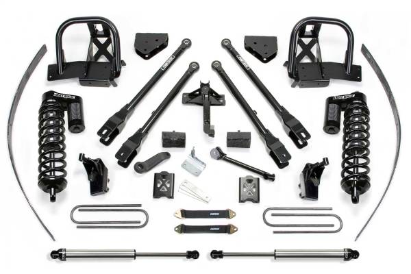 Fabtech - Fabtech 4 Link Lift System w/DLSS Shocks 8 in. Lift w/o Factory Overload - K2141DL