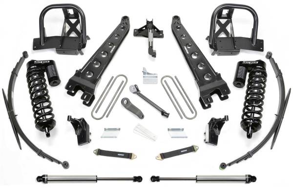 Fabtech - Fabtech Radius Arm Lift System w/DLSS Shocks 8 in. Lift w/Factory Overload - K2143DL