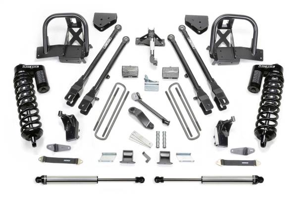 Fabtech - Fabtech 4 Link Lift System w/DLSS Shocks 6 in. Lift 4.0 Coilovers - K2146DL