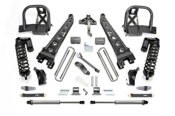 Fabtech - Fabtech Radius Arm Lift System 4 in. Lift w/Dirt Logic 4.0 Coilovers Rear Dirt Logic Shocks - K2204DL