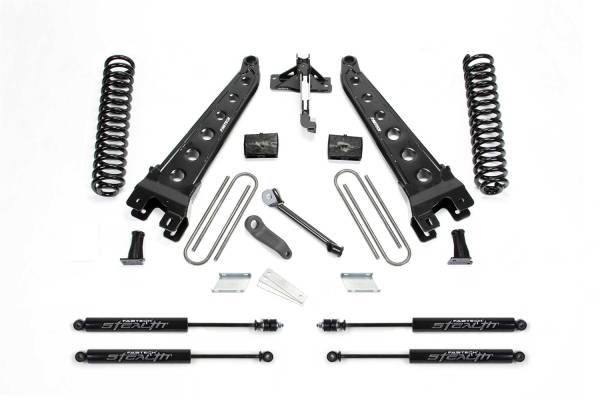 Fabtech - Fabtech Radius Arm Lift System 4 In. Lift Incl. Stealth Shocks - K2215M