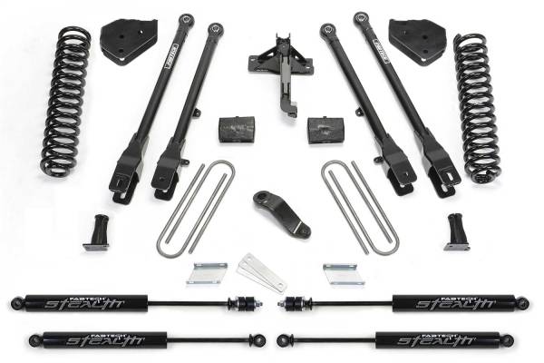 Fabtech - Fabtech 4 Link Lift System 4 In. Lift Incl. Stealth Shocks - K2216M