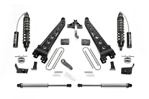 Fabtech - Fabtech Radius Arm Lift System 6 in. Lift w/Front Dirt Logic 2.5 Resi Coilovers And Rear Dirt Logic 2.25 Shocks - K2243DL
