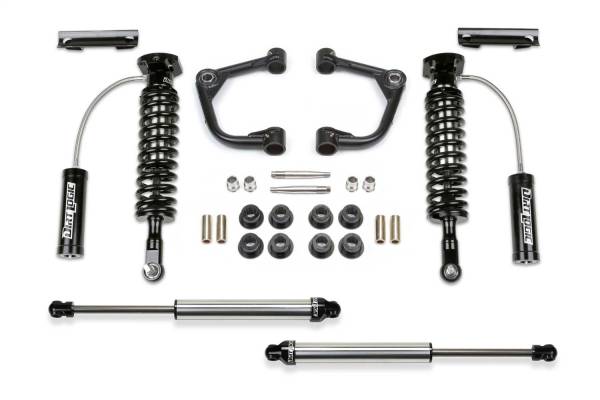 Fabtech - Fabtech Uniball Control Arm Lift System w/DLSS Shocks 2 in. Lift Incl. Upper Control Arms Front Dirt Logic 2.5 Resi Coilovers - K2246DL