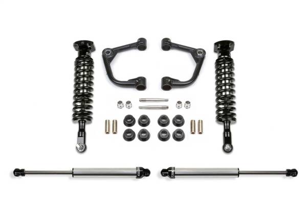 Fabtech - Fabtech Uniball UCA Lift System w/Shocks For 2 in. Lift w/Front 2.5 Coilovers/Rear 2.25 Shocks - K2260DL
