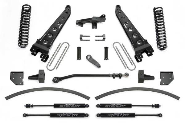 Fabtech - Fabtech Radius Arm System 8 in. Lift Incl. Front Coil Springs/Stealth Shocks - K2265M