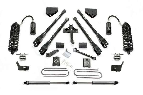 Fabtech - Fabtech 4 Link Lift System For 6 in. Lift Incl. Front 4.0 Resi Coilovers/Rear 2.25 Shocks - K2271DL