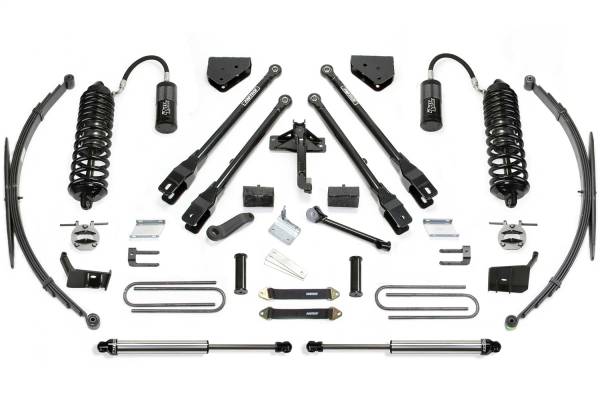 Fabtech - Fabtech 4 Link Lift System 8 in. Lift Incl. Front Dirt Logic 4.0 Resi Coilover Rear Dirt Logic 2.25 Shocks Rear Leaf Springs - K2278DL