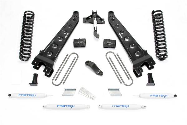 Fabtech - Fabtech Radius Arm Lift System 6 in. Lift Incl. Coils And Performance Shocks - K2282