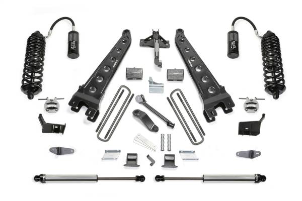 Fabtech - Fabtech Radius Arm Lift System For 6 in. Lift Incl. Front DL 4.0 Resi Coilovers/Rear DL 2.25 Shocks - K2287DL