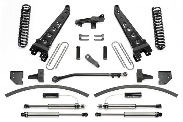 Fabtech - Fabtech Radius Arm Lift System 8 in. Lift Incl. Front Dirt Logic Resi 2.25 Shocks And Rear Dirt Logic 2.25 Shocks - K2297DL